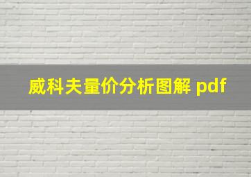 威科夫量价分析图解 pdf